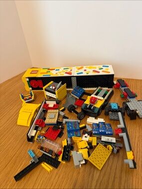 Lego City Yellow Delivery Truck Pieces